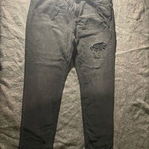 Hollister Classic Taper Denim- Black, 38x34